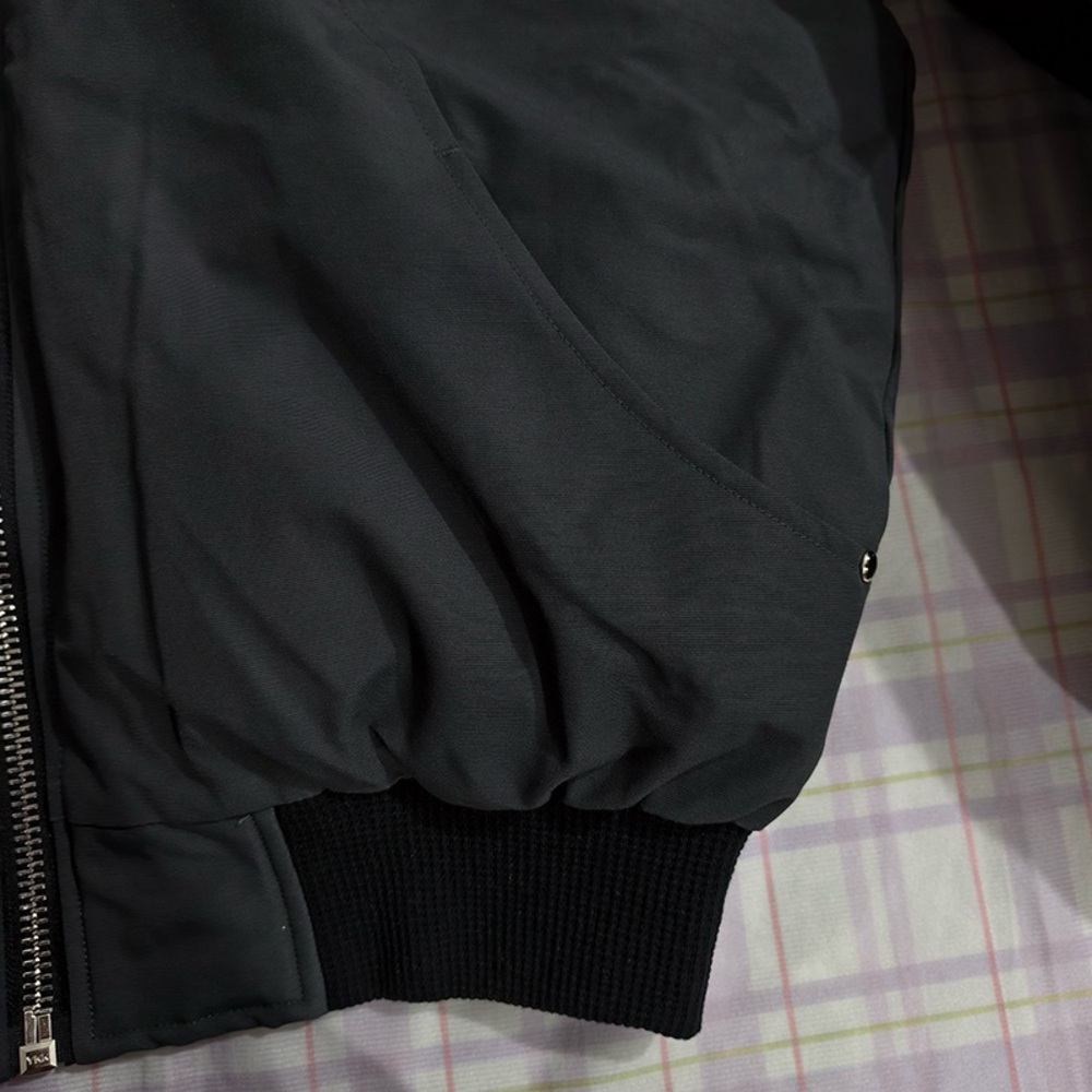 Moncler Black Hooded Down Jacket - Picture 5 of 14